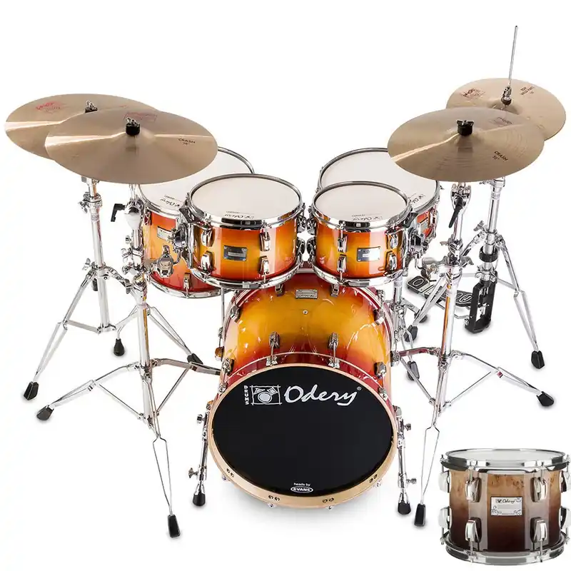 Odery Eyedentity EYE.135 Mappa Burl Brown Fade 5-Piece Maple Lågt pris